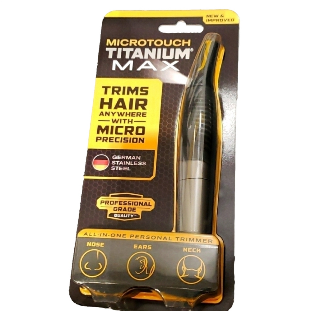 Mens Grooming Precision Hair Trimmer LED Light